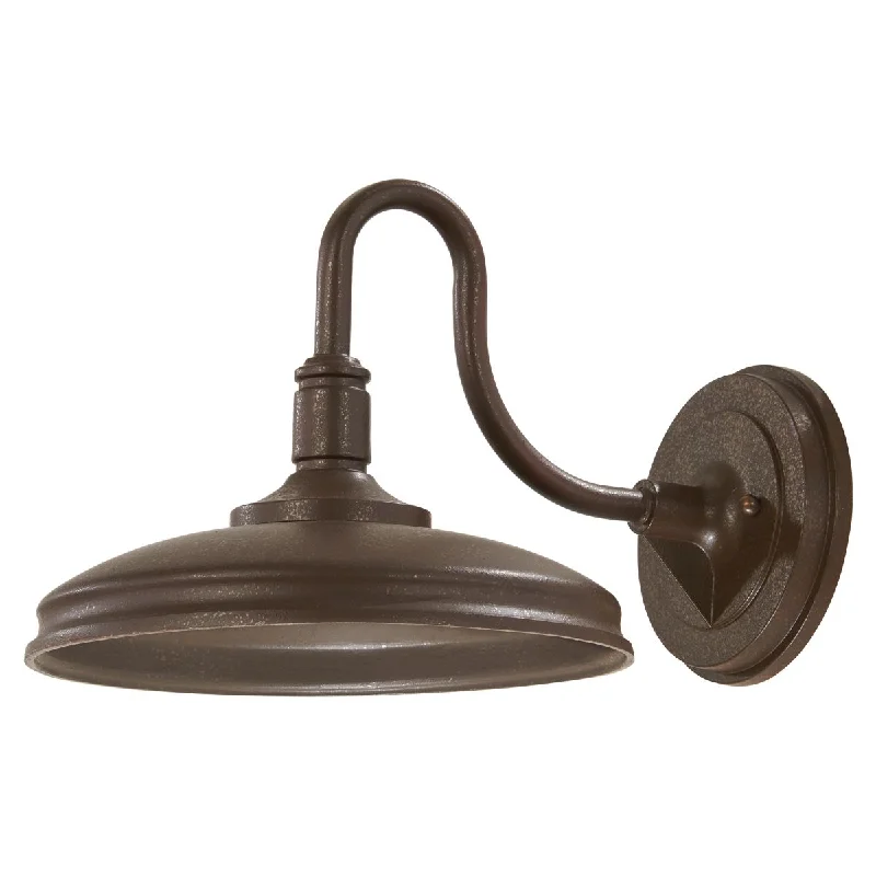 Industrial Ceiling - Mounted Lighting for Assembly PlantsHarbison 11 in. LED Outdoor Barn Light Bronze Finish