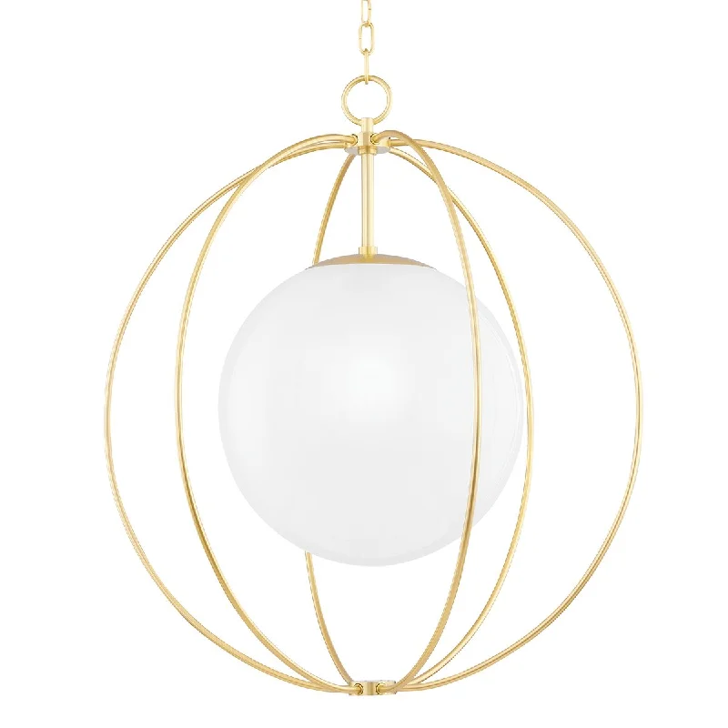 High - Bay LED Industrial Lighting for WarehousesLyla 28 in. Pendant Light Brass Finish High - Bay LED Industrial Lighting for WarehousesLyla 28 in. Pendant Light Brass Finish