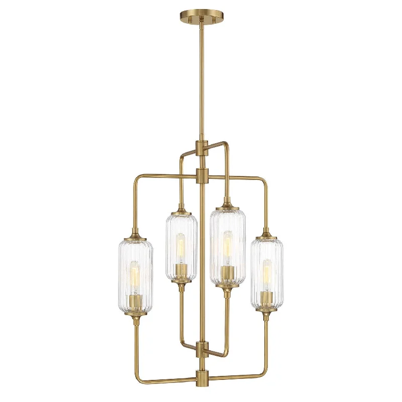 Corrosion - Resistant Industrial Lighting for Coastal FactoriesHolton Four Light Chandelier Corrosion - Resistant Industrial Lighting for Coastal FactoriesHolton Four Light Chandelier