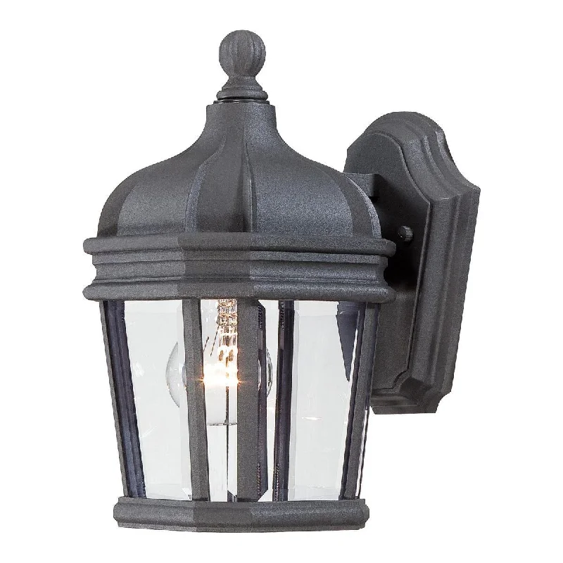 Waterproof Industrial Lighting for Wet AreasHarrison 12 in. Outdoor Wall Lantern Black Finish