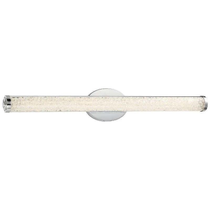Industrial Wall - Mounted Lighting for Workshop WallsDiamonds LED 32 in. LED Bath Bar Chrome finish