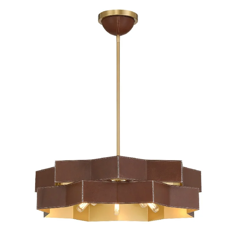 Dust - Resistant Industrial Lighting for Dirty WorkspacesAtherton Five Light Pendant