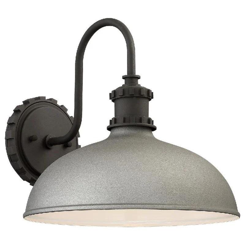 Energy - Efficient Industrial Lighting for Cost - SavingsEscudilla 12 in. Outdoor Barn Light Silver Finish