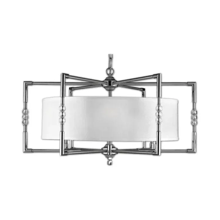 Track lighting for modernizing traditional interiorsMagro Shaded Brass and Crystal Chandelier Track lighting for modernizing traditional interiorsMagro Shaded Brass and Crystal Chandelier
