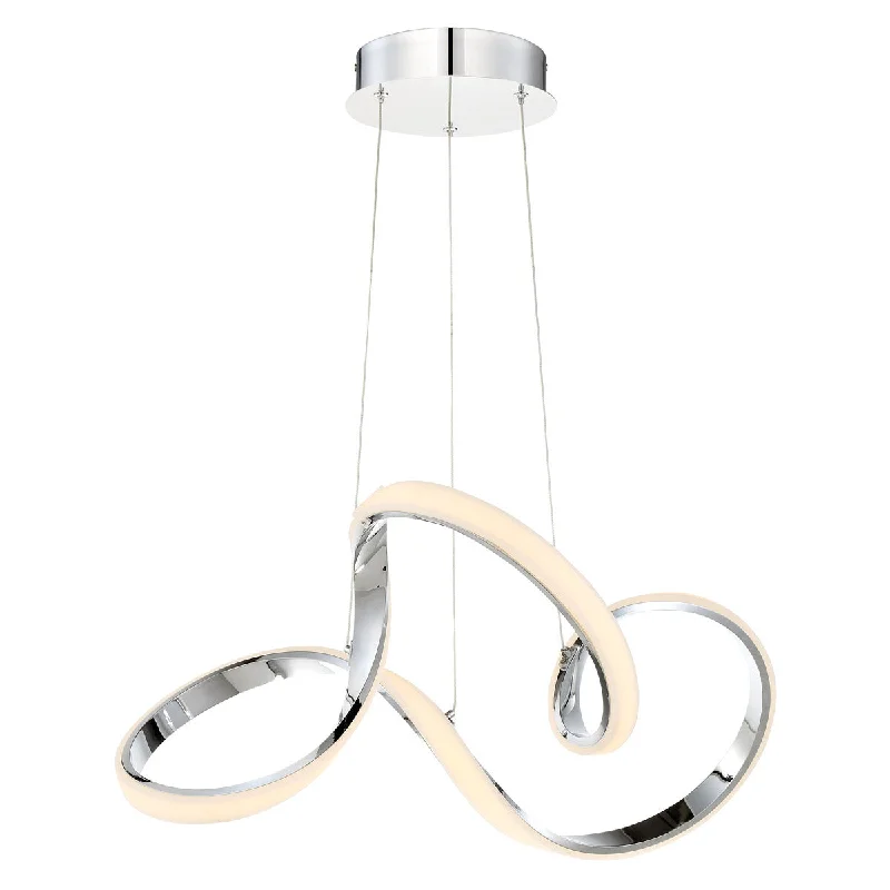 Durable Industrial Lighting for Harsh EnvironmentsVornado 23 in. LED Pendant Light Chrome Finish
