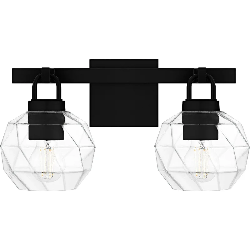 Industrial Lighting for Metal Fabrication ShopsCelina Two Light Bath