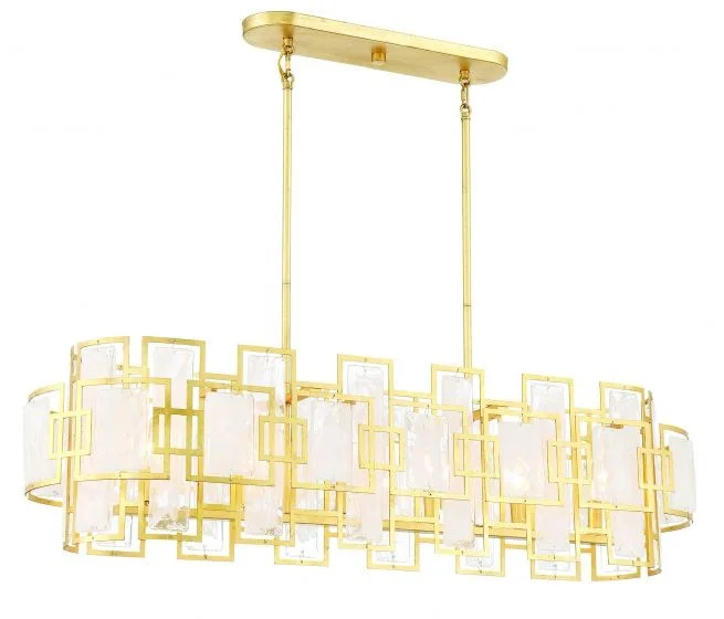 Shock - Resistant Industrial Lighting for Vibrating Machinery AreasPortia Six Light Linear Chandelier