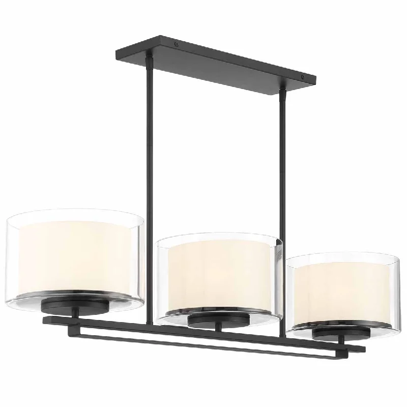 Durable Industrial Lighting for Harsh EnvironmentsParsons Studio 38 In. 3 Lights Pendant Light Black Finish