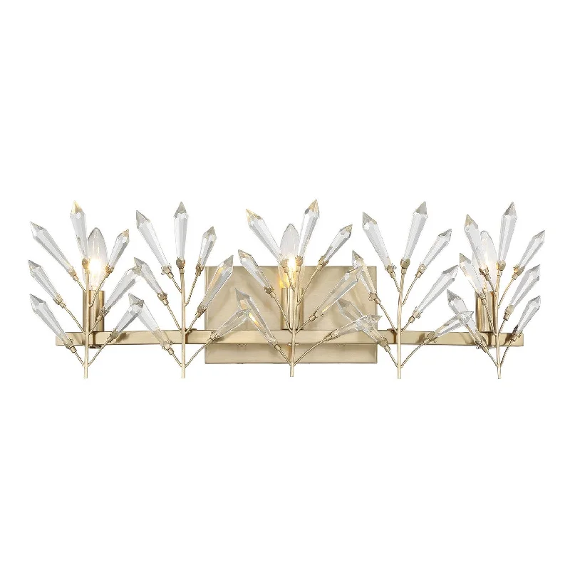 Industrial Wall - Mounted Lighting for Workshop WallsOrianna Three Light Bathroom Vanity