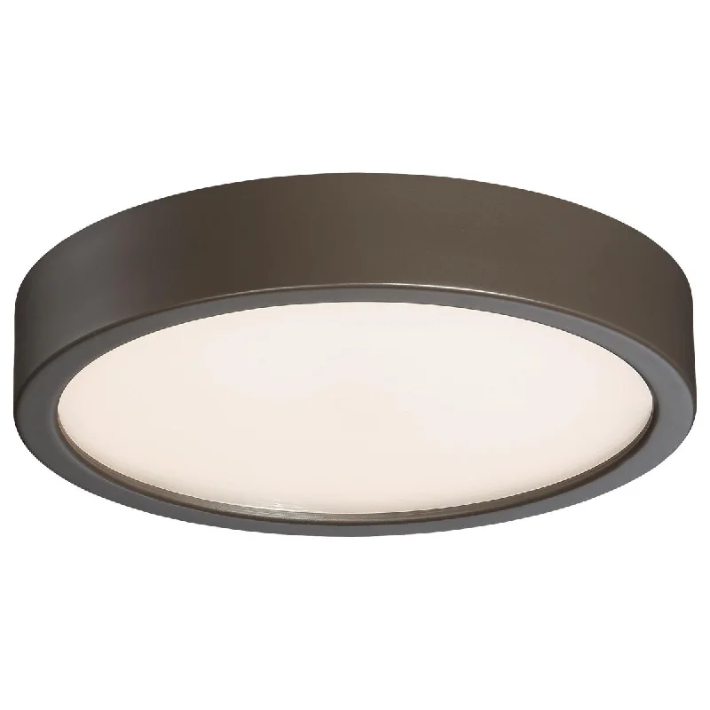 Adjustable Industrial Lighting for Flexible Illumination8 in. LED Flush Mount Bronze finish