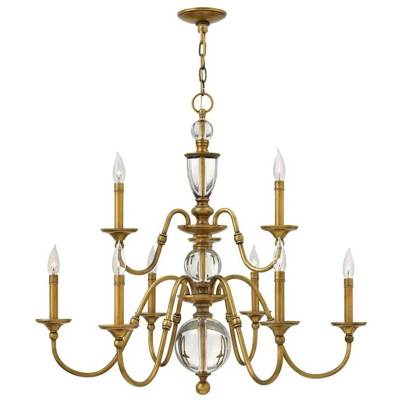 Track lighting for highlighting bookcasesHinkley 4958 Chandelier Eleanor