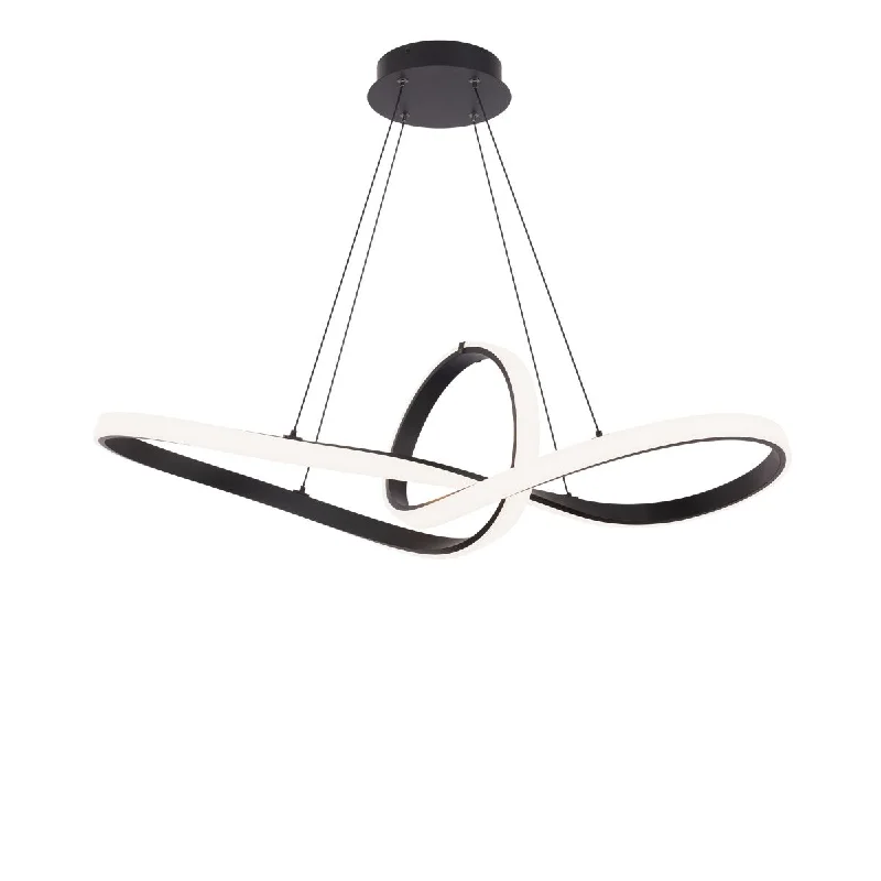 Low - Bay Industrial Lighting Fixtures for Small FactoriesVornado 35 in. LED Pendant Light Black finish