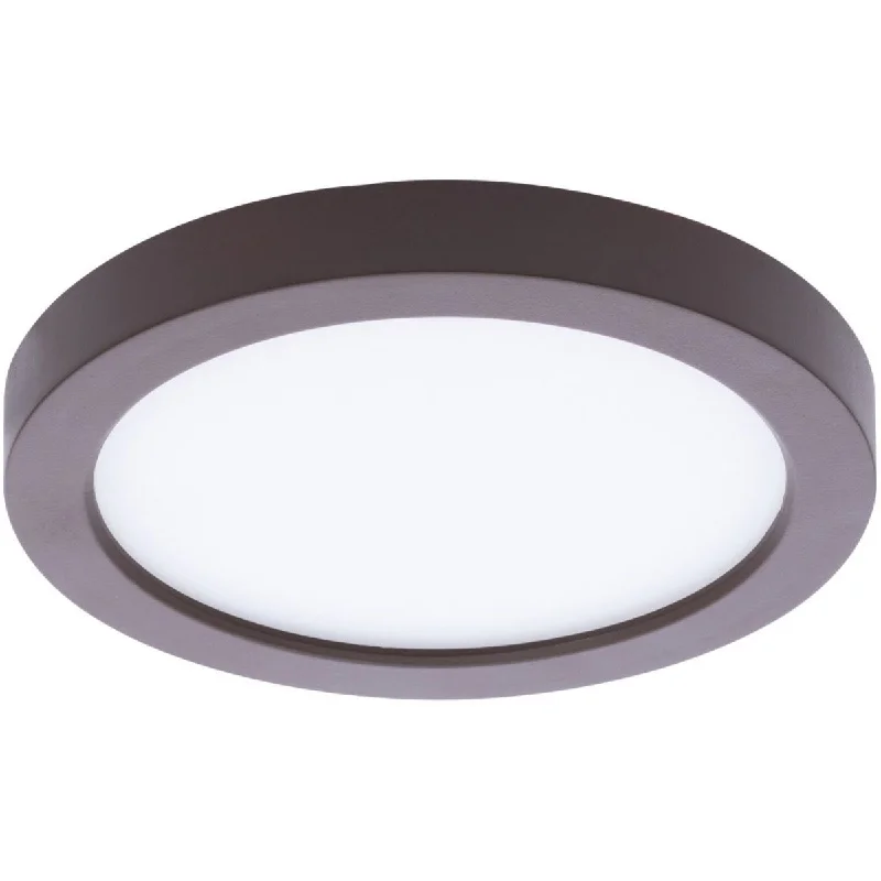 Color - Tunable Industrial Lighting for Special Applications5 in. LED Outdoor Flush Mount 3500K Bronze Finish