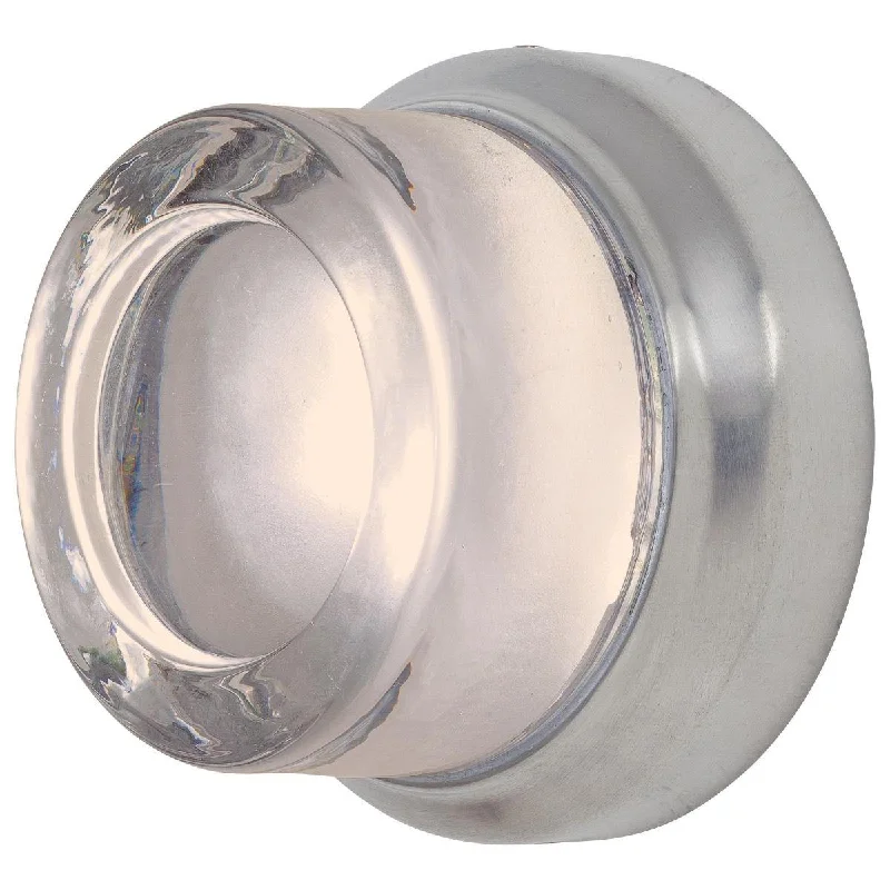 Industrial Emergency Lighting for Safety in FactoriesComet 5 in. LED Outdoor Wall Sconce Brushed Aluminum Finish