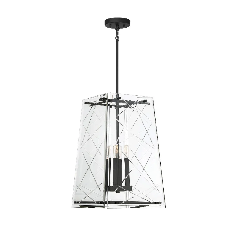 Dust - Resistant Industrial Lighting for Dirty WorkspacesKole Four Light Pendant
