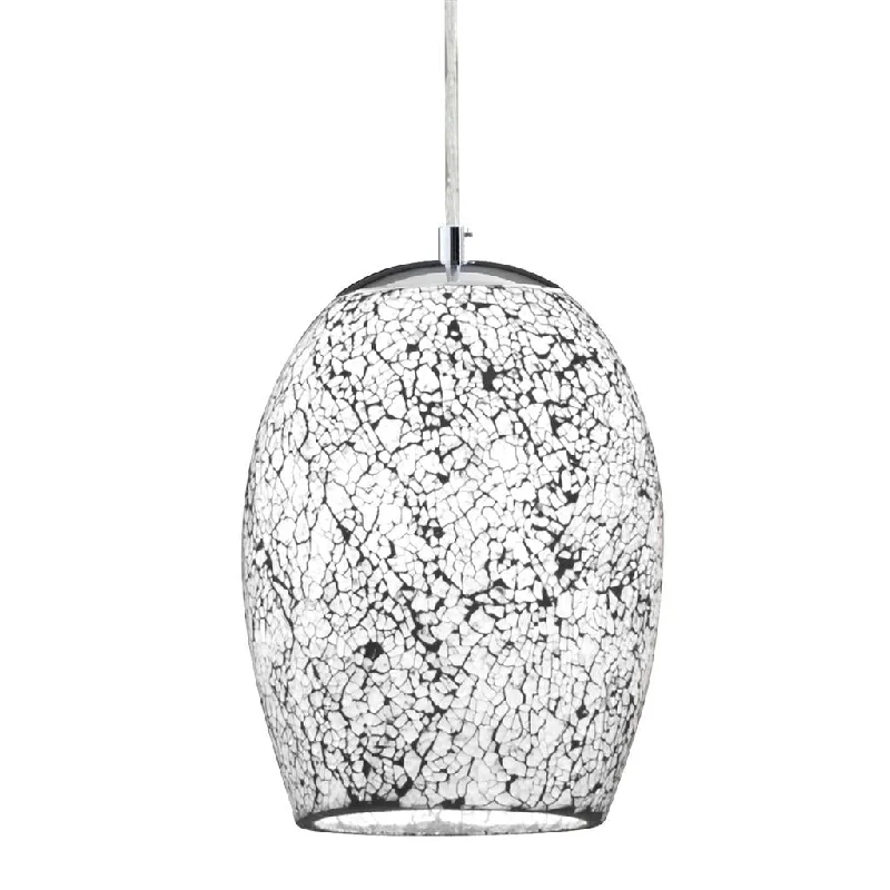 Track lighting for illuminating walkwaysCrackle Pendant - Satin Silver & Crackled White Glass Track lighting for illuminating walkwaysCrackle Pendant - Satin Silver & Crackled White Glass