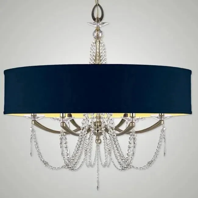 Track lighting with a long - lasting lifespanKensington Empire Shaded Brass and Crystal Chandelier Track lighting with a long - lasting lifespanKensington Empire Shaded Brass and Crystal Chandelier