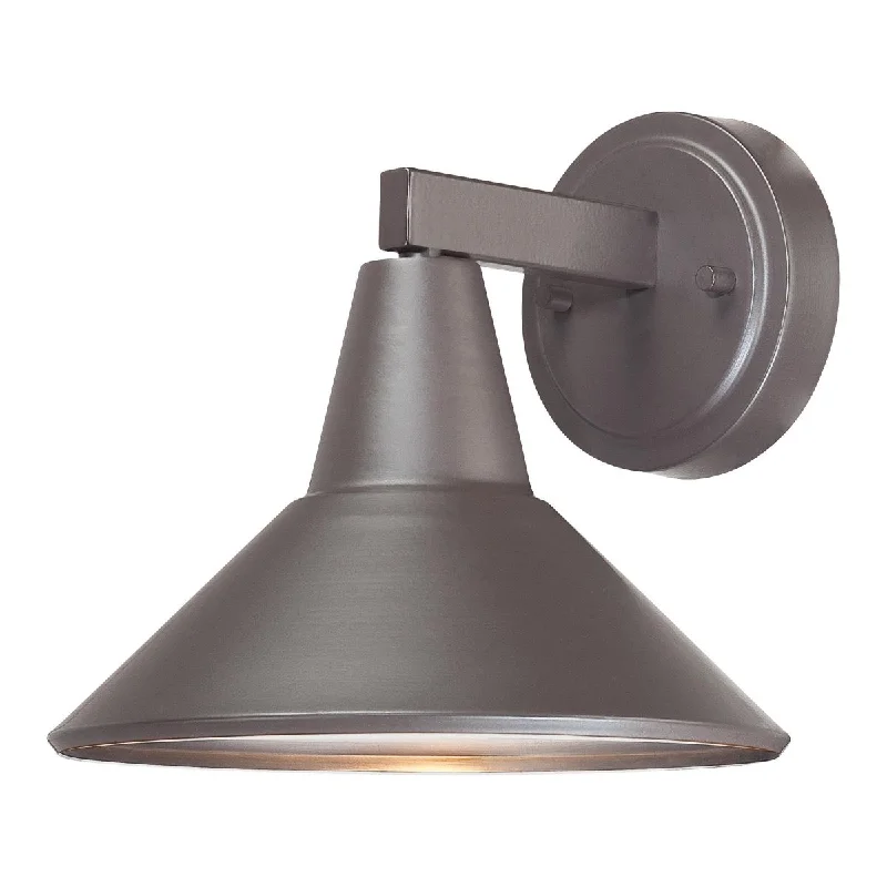 Shock - Resistant Industrial Lighting for Vibrating Machinery AreasBay Crest 9 in. Outdoor Barn Light Bronze Finish