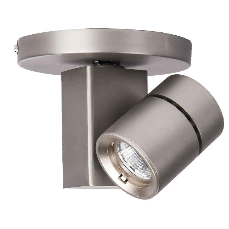 Industrial Pendant Lighting for Machine ShopsExterminator II LED Monopoint Head 14W 600 Lumens 2700K, 20°, Nickel