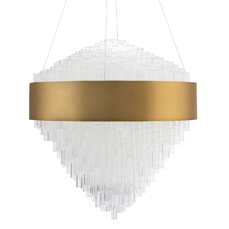Track lighting with clear glass shadesLuzerne Chandelier