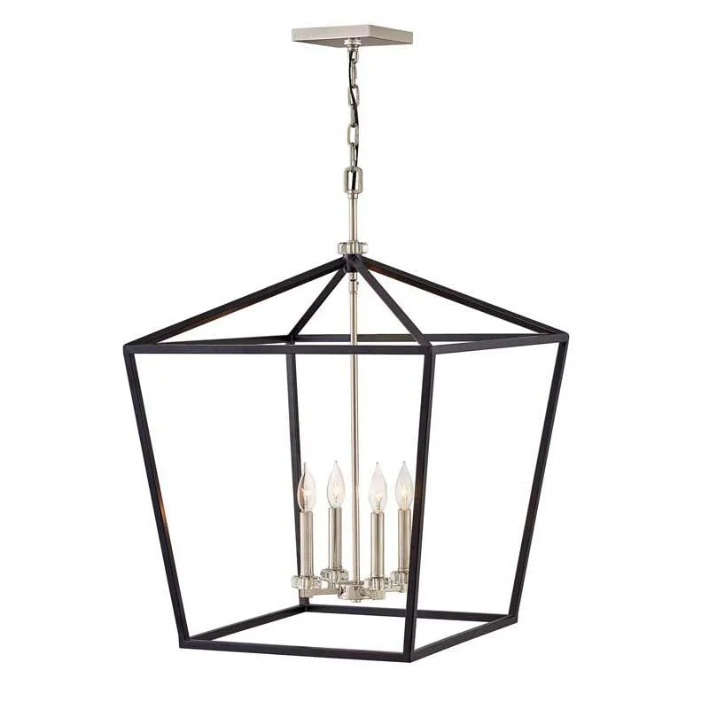 Track lighting with colored glass accentsHinkley 3538 Chandelier Stinson