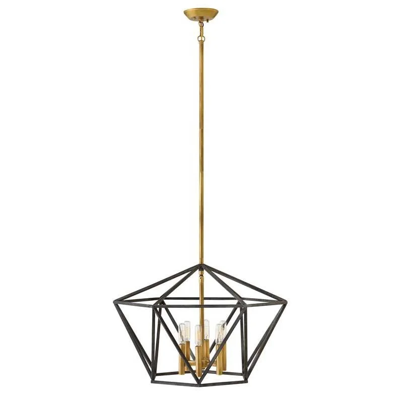 Track lighting for accentuating artworksHinkley 3576DZ Chandelier Theory Aged Zinc Track lighting for accentuating artworksHinkley 3576DZ Chandelier Theory Aged Zinc