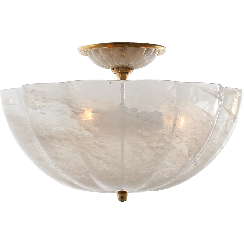 Track lighting for highlighting bookcasesRosehill Semi Flush Mount