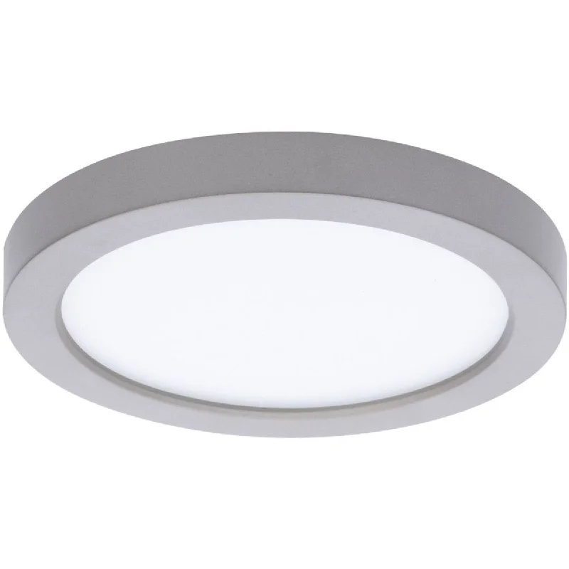 Energy - Efficient Industrial Lighting for Cost - Savings5 in. LED Outdoor Flush Mount 3500K Nickel Finish