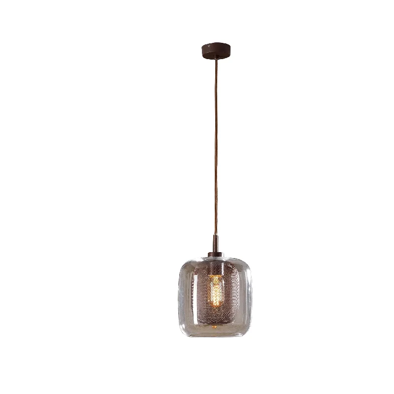 Track lighting with colored glass accentsFox Chocolate 1Lt Single Pendant Medium/Large Lamp Track lighting with colored glass accentsFox Chocolate 1Lt Single Pendant Medium/Large Lamp