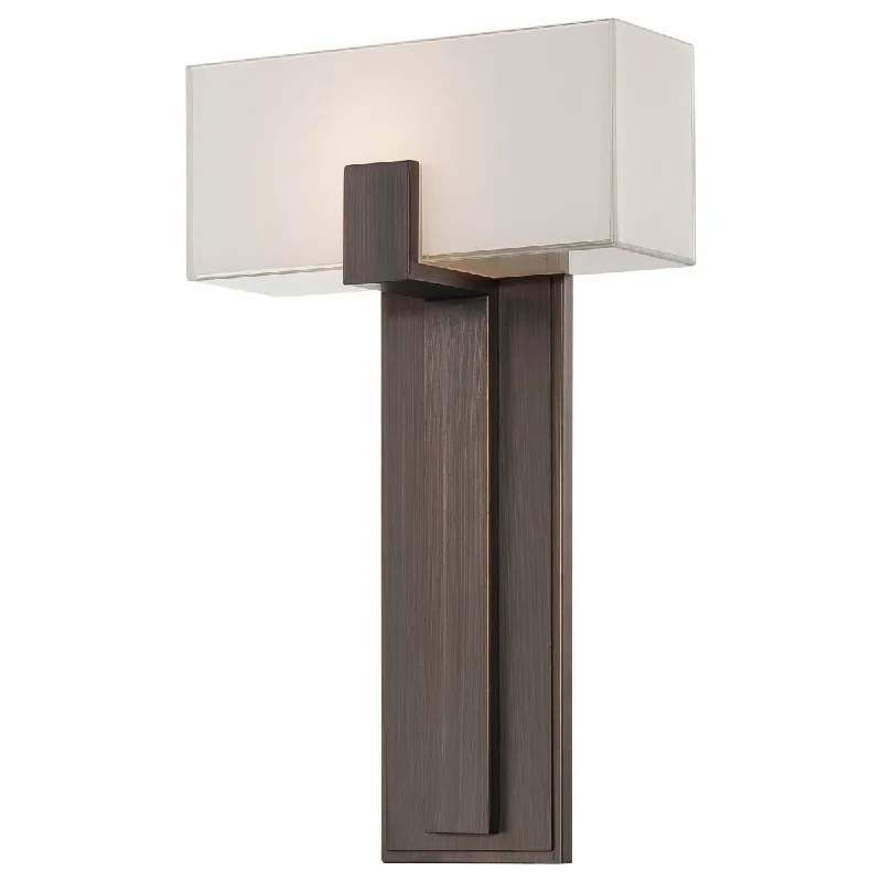 Industrial Lighting for Automotive Manufacturing Plants17 in. Wall Light Bronze finish