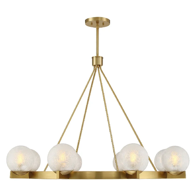 Industrial Ceiling - Mounted Lighting for Assembly PlantsDarien Eight Light Chandelier Industrial Ceiling - Mounted Lighting for Assembly PlantsDarien Eight Light Chandelier
