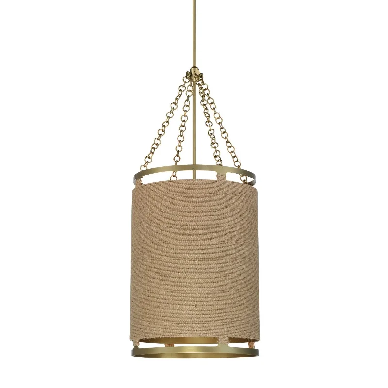 Shock - Resistant Industrial Lighting for Vibrating Machinery AreasWindward Passage 15 in. 4 Lights Pendant Light Brass Finish