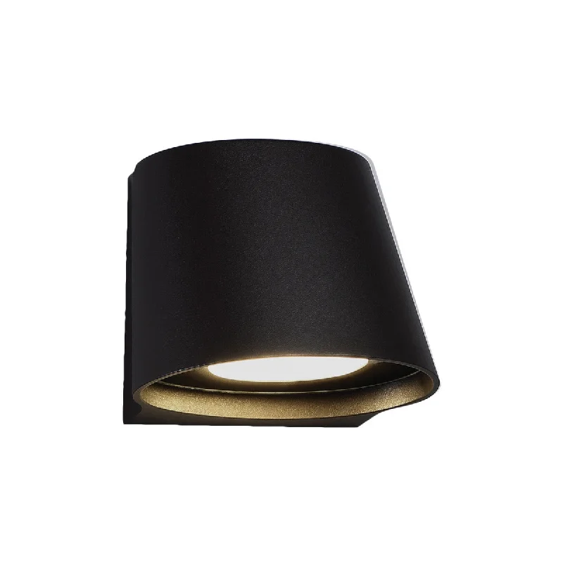 Industrial Pendant Lighting for Machine ShopsMod 6 in. LED Outdoor Wall Sconce 3000K Bronze Finish