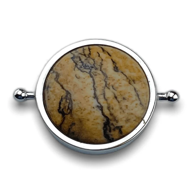 Picture Jasper Round Crystal Element