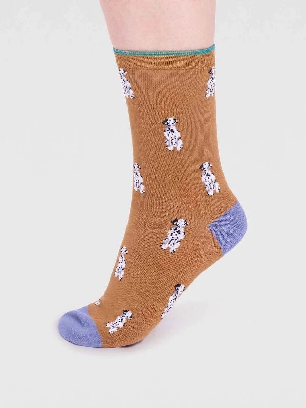 Kenna Bamboo Dog Socks - Straw Yellow