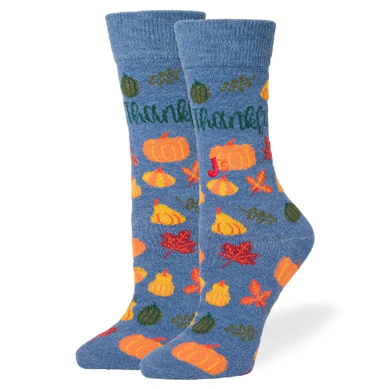 Thankful Women's Crew Socks