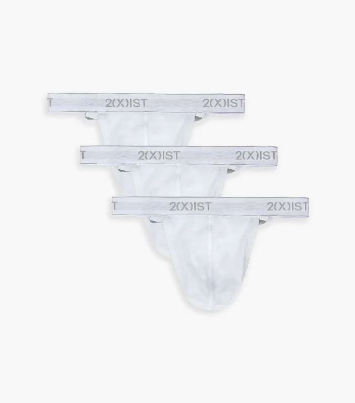 Essential Cotton Y-Back Thong 3-Pack