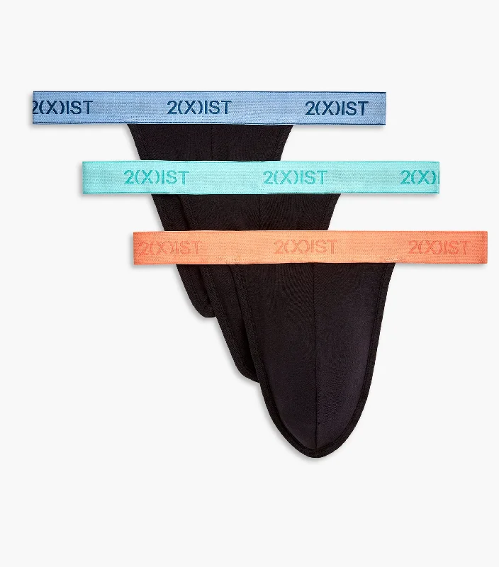 Essential Cotton Y-Back Thong 3-Pack