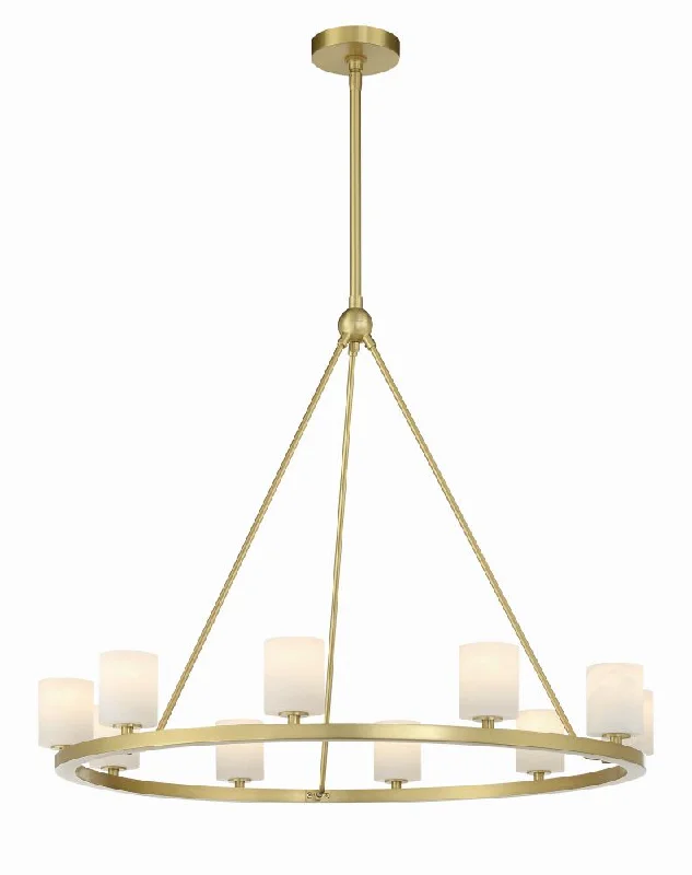 Chandeliers for Low Ceilings to Avoid OvercrowdingChandeliers for Low Ceilings to Avoid OvercrowdingAragon 10 Light Soft Brass Chandelier