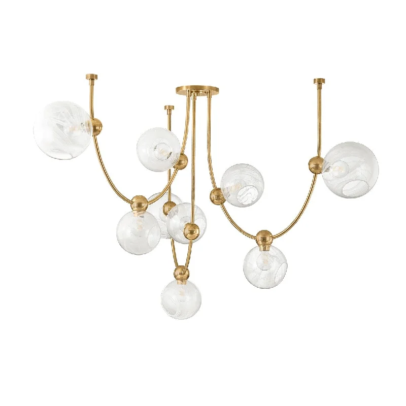 Chandeliers with Adjustable Arms for Directional LightingChandeliers with Adjustable Arms for Directional LightingAstraia Nine Light Chandelier