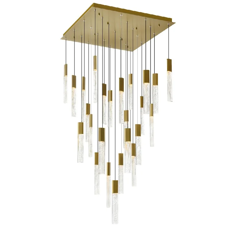 Chandeliers for Dining Rooms to Set the Mood for MealsChandeliers for Dining Rooms to Set the Mood for MealsGreta Integrated LED Brass Chandelier