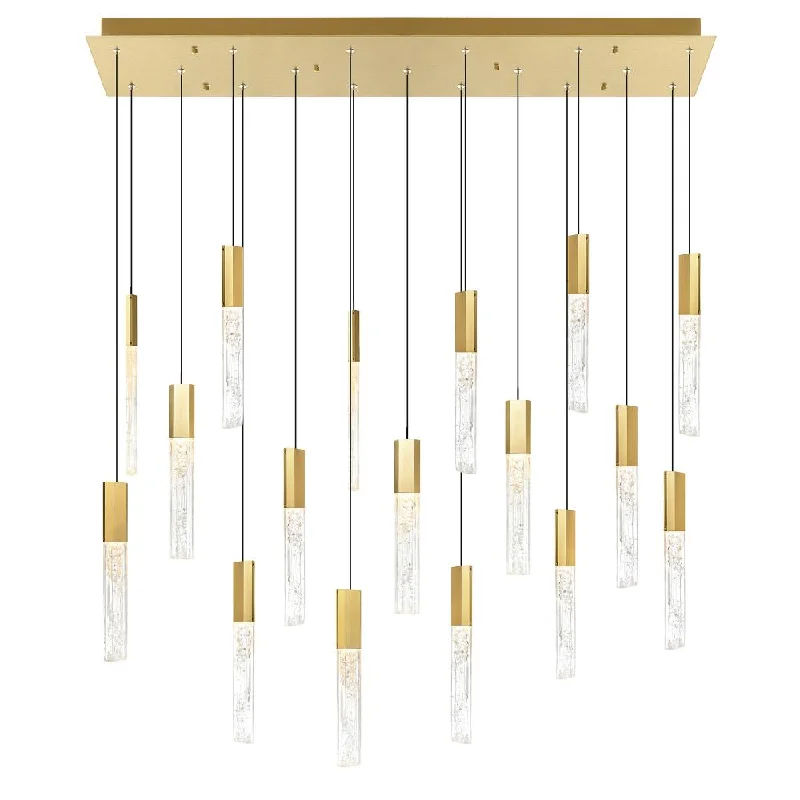 Chandeliers with Dimmable Lights for Ambiance ControlChandeliers with Dimmable Lights for Ambiance ControlGreta Integrated LED Brass Chandelier