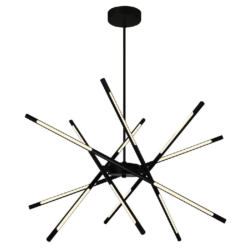 Chandeliers with Adjustable Height for Custom InstallationChandeliers with Adjustable Height for Custom InstallationOskil LED Integrated Chandelier With Black Finish Chandeliers with Adjustable Height for Custom InstallationChandeliers with Adjustable Height for Custom InstallationOskil LED Integrated Chandelier With Black Finish