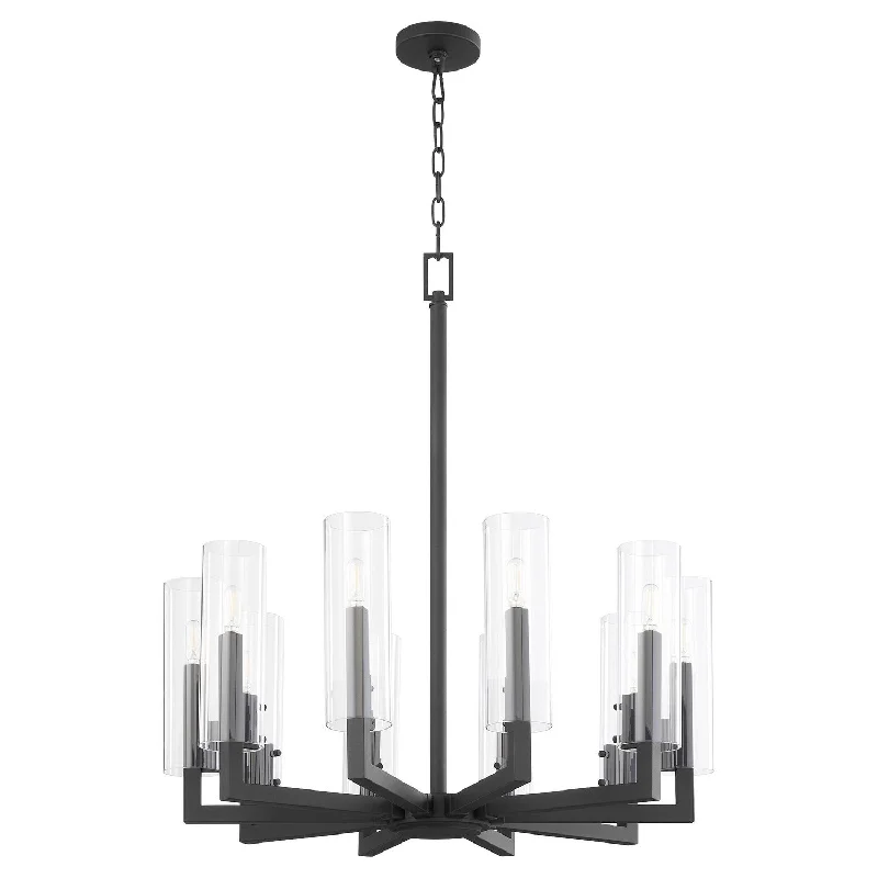 Ceiling - Mounted Chandeliers for Standard CeilingsCeiling - Mounted Chandeliers for Standard CeilingsQuorum Harbin 6277-10-69 Chandelier Light - Textured Black