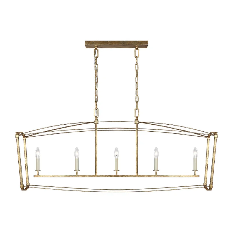 Chandeliers with Clear Crystal for a Sparkling EffectChandeliers with Clear Crystal for a Sparkling EffectThayer Linear Chandelier