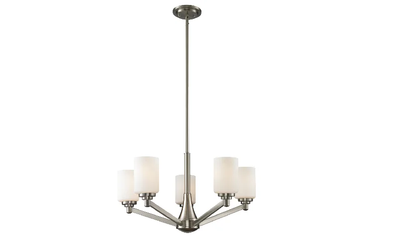 Chandeliers with Metal Frames in Black FinishChandeliers with Metal Frames in Black FinishTyler 5 Light Nickel Chandelier Chandeliers with Metal Frames in Black FinishChandeliers with Metal Frames in Black FinishTyler 5 Light Nickel Chandelier