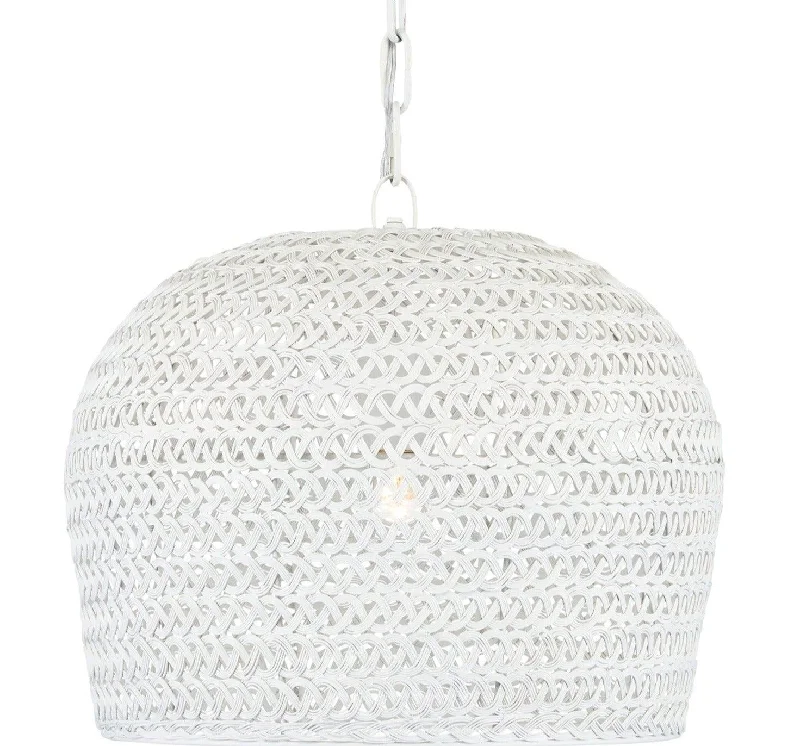 Small Chandeliers for Compact RoomsSmall Chandeliers for Compact RoomsWhite Iron Woven Dome Chandelier