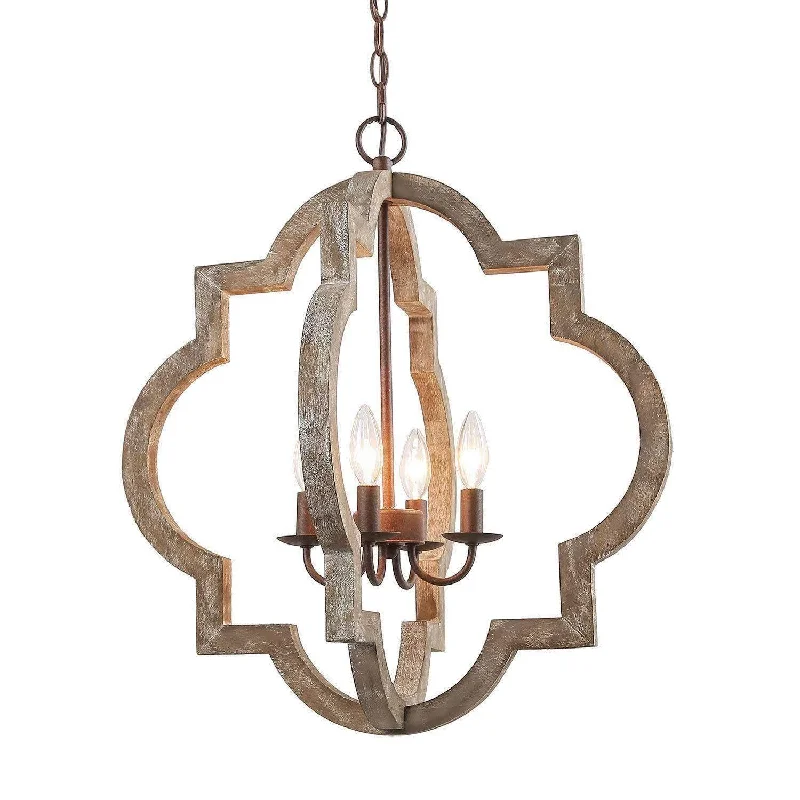 Chandeliers with Metal Frames in Copper FinishChandeliers with Metal Frames in Copper Finish4-Light Farmhouse Wood Lantern Chandelier Chandeliers with Metal Frames in Copper FinishChandeliers with Metal Frames in Copper Finish4-Light Farmhouse Wood Lantern Chandelier