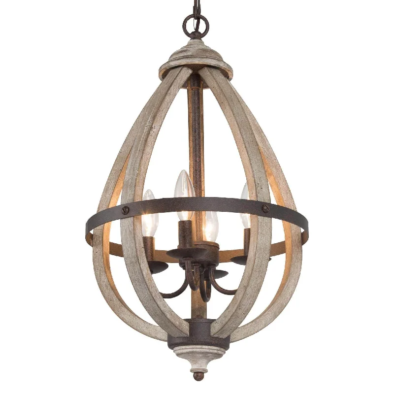 Incandescent Chandeliers for a Warm and Traditional GlowIncandescent Chandeliers for a Warm and Traditional Glow4-Light Wood Lantern Chandeliers