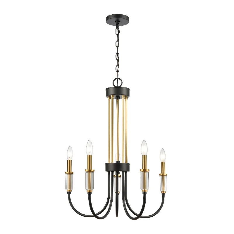 Chandeliers for Dining Rooms to Set the Mood for MealsChandeliers for Dining Rooms to Set the Mood for MealsGlendon Chandelier in Matte Black and Burnished Brass by ELK Lighting Chandeliers for Dining Rooms to Set the Mood for MealsChandeliers for Dining Rooms to Set the Mood for MealsGlendon Chandelier in Matte Black and Burnished Brass by ELK Lighting